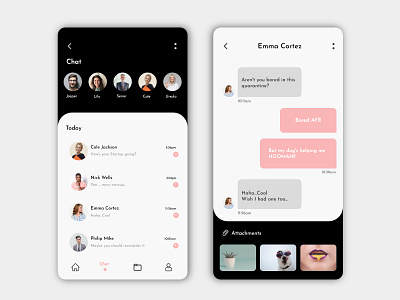 chatting interface app app design chat chat app chat bot chatting design minimal social app social media social network socialmedia ui website concept