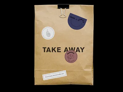 Packaging for PAIN&CAKES brandidentity brandidentitydesign branding design graphicdesign logo packagedesign packaging visualidentity