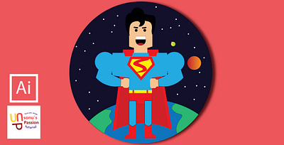 🦸‍superman adobe illustrator art artwork design drawing illustration illustrator superman