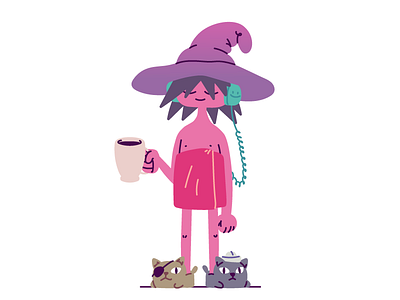 Clancy and the Pirate Cats cat character character design characterdesign clancy coffee drawing duncan trussell fan art fanart hand drawn illustration midnight gospel morning netflix pirate trippy vector