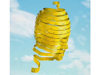 Measuring ego development awaken awakening concept concept art derek bacon design ego head illustration learning measure personal development surreal