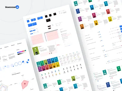 Blueocean Style Tiles ai aidentity analytics archetype artificial intelligence benchmark brand brand identity branding charts dashboard style tile style tiles styleframe styleguide ui ux web web design