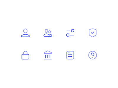 Settings icons bank icon icons preferences privacy security user