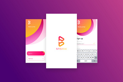 MYBank App app branding design ui ux