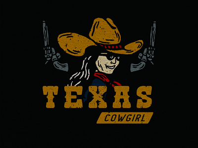 Texas cowboy cowgirl texas gun