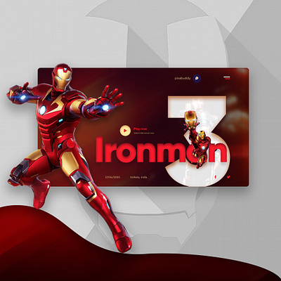 Ironman UI concept behance clean ui clean ui design designers designs graphics illustration ironman logo designs marvel typography ui ui designs ui inspiration uiux ux uxdesign web designer webdesign webdevelopment