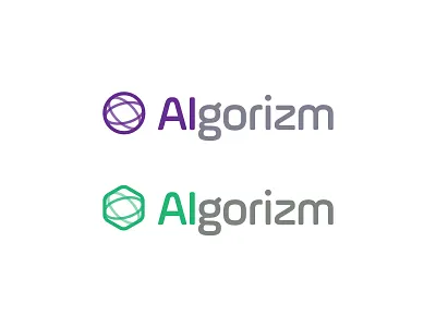 Logo Concept Algorizm ai logo logo design