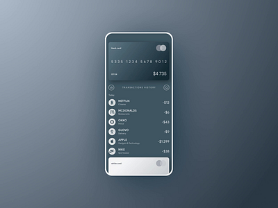 Switch Between Credit Cards 2020 trend animation app bank bank app banking card card switching credit credit card flat flow manage managing mobile money switch transactions ui ux