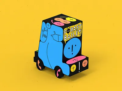 Competition @686 and @forestbailey 3d branding c4d color design game illustration logo lowpoly render texture tolitt