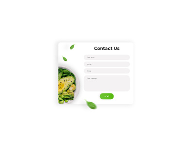 Contact Us Form design ui ux web web design webdesign website