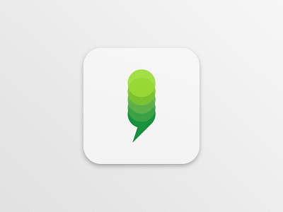 call2text 2 app branding design flat green icon logo minimal startup vector