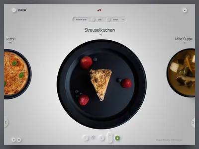 Neumorphism Food-Website Design concept​ food delivery food delivery app food website landing page neumorphic neumorphism restaurant website screendesign ui uiux webdesign
