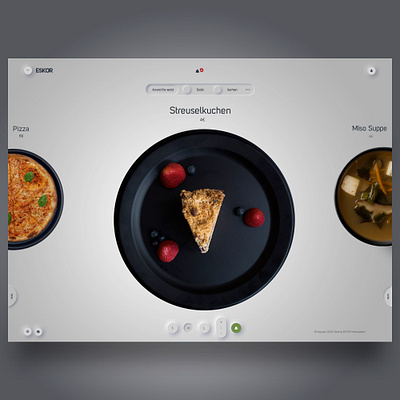 Neumorphism Food-Website Design concept​ food delivery food delivery app food website landing page neumorphic neumorphism restaurant website screendesign ui uiux webdesign