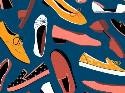 Zapatos - El País Semanal article digital digital art digital illustration drawing editorial editorial illustration illustration magazine magazine illustration photoshop procreate woman