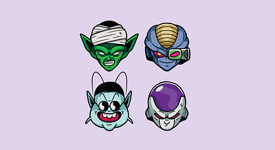 Dragon Ball Z character design cohen gum dragon ball z frieza vector vector design vector illustration