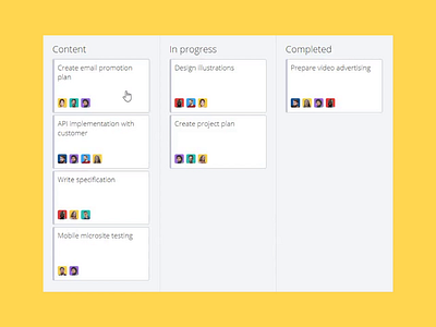 Kanban Board app design interactive interface kanban minimal project management tool sketch team ui ux web web design website