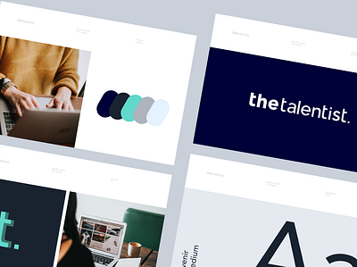 Brand guidelines - the talentitst app balance branding color color palette colorful contrast dashboad design system guidelines interface design scheme style guide tool ui user experience