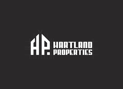 Hartland Properties Logo Design building icon creative logo home letter h letter p logodesign minimal real estate logo unique