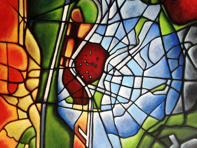 Sevilla illustration maps paintings sevilla