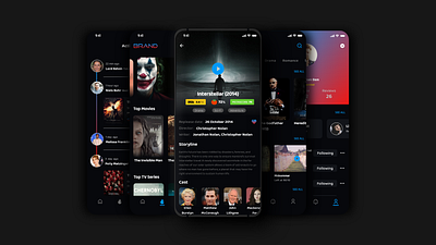 Movie App Design app design ui ux