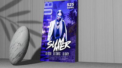 Summer Party NightClub Free flyer Template flyer flyer download flyer free flyer psd free flyer template free free psd flyer miami nights minimalist music night night club flyer night party nightclub nightclub flyer poster poster template summer