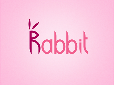 Rabbit, logo design logo design brand rabbit vector