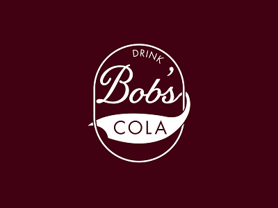 Bob s Cola 100dayproject adobe adobe illustrator branding cola design icon illustration illustrator logo soda typography