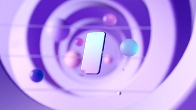 Phone Styleframe 3d branding c4d cinema 4d design motion motion graphics octane ui