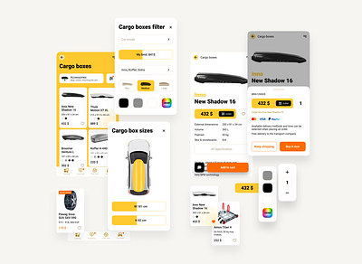 Kenauto: All for auto travel car ecommerce travel uidesign uxui web design yellow