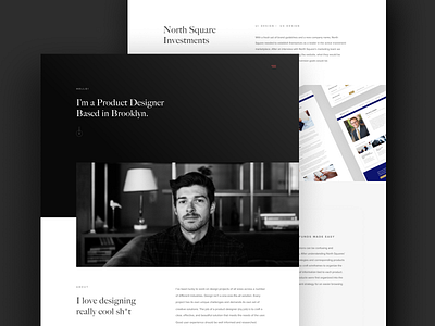 Personal Portfolio Website personal branding personal website portfolio ui design ux design web design