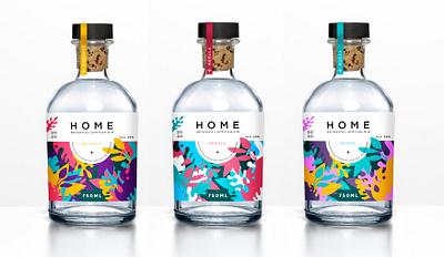 HOME African Botanical Gin Design branding gin graphic design illustration illustrator packaging packaging design