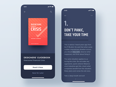 Designers' Guidebook - Overcome Financial Crisis bank book crisis cryptocurrency ebook finance freelancer guide income money