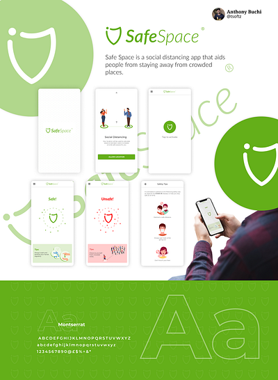 SafeSpace covid covid 19 design design app mobileui product design socialdistancing ui