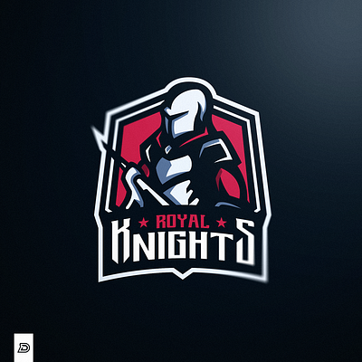 Royal Knights branding esportlogo esports esports logos for sale gaming gaming logo illustration logo logos vector