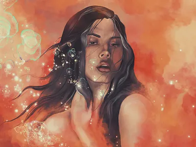 Love Lush art artwork character illustration digital art digital illustration dream dreamy graphic design graphicdesign illustration magical procreate