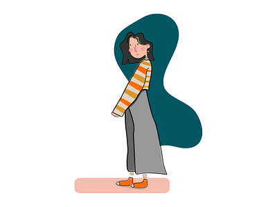 SelfPortrait.02 characterdesign flatdesign illustration