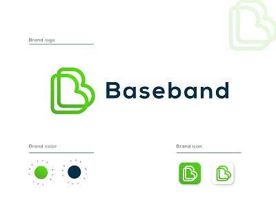 Base band logo abstract b icon b letter logo b logo brandidentity branding common creative b logo economic gradient logo logo agency logo mark logotype modern logo technology typography vechtor