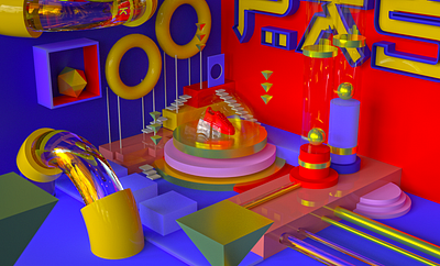 Scene 01 3dart c4d design