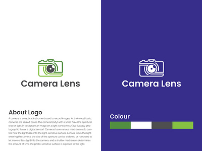 Camera Modern Logo abstract analytics branding branding concept camera camera app camera icon camera logo clean creative design icon iconography logotype minimal modern logo photography short film sketch ui ux