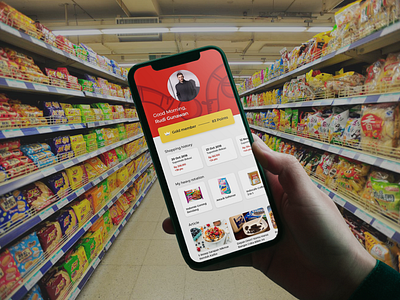 Super Indo App grocery market mobile app profile revamp shop shopping store supermarket ux