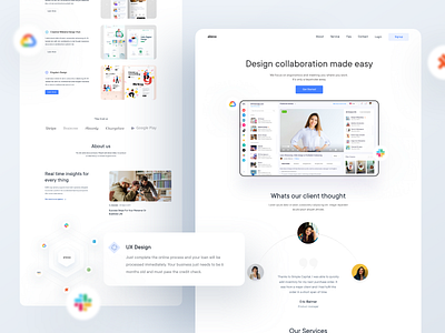 Design Collaboration Made Easy agency agency branding agency landing page agency website branding design agency dribbble homepage homepage design homepagedesign landing page turjadesign turjodesign web webdesign website website concept website design