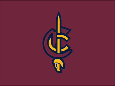 Cleveland Cavaliers monogram basketball basketball logo cavaliers cavs cleveland cleveland cavaliers lebron lebron james logo logo design monogram monogram logo nba nba logo ohio vector vector logo