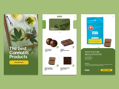 E-Commerce App UI app app design cannabis design design design app designs mobile mobile app mobile app design mobile design mobile ui nigeria ui ux weed