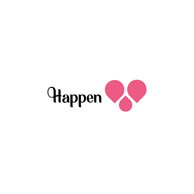 Happen - Dating App 50dailylogochallenge app brand branding dailylogochallenge dating dating app design dlc heart icon identity illustrator logo love vector