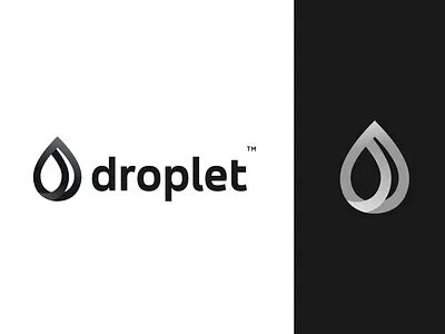 Software company logo Droplet brand identity graphicdesign illustration logo logodesign software logo