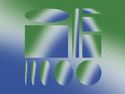 Gradient Study 02 abstract blend collage color color study colour design duotone exploration geometric gradient illustration minimal noise pattern poster shapes soft study texture