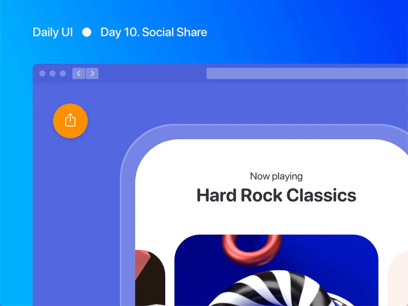 Daily UI :: 010 adobe xd app design app screen application dailyui dailyuichallenge share share menu