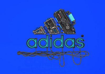 adidas 3d 3d designer adidas bahrain branding design graphic designer illustration philippines riyah baylon vector