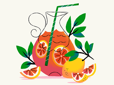 Lemonade drinks illustration lemonade lemons pitcher summer