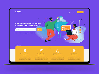 Woork - Freelance Marketplace freelance freelancer marketing marketplace marketplace app marketplaces